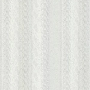 ورق جدران ايطالي تصميم مقلم لون اوف وايت، مقاس 10 م×0.70 م، موديل RC18092 | شركة بالبيد للديكور
