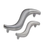 مقبض مطبخ  ، مقاس 64 ملي، زنك، تشطيب نيكل مطفي