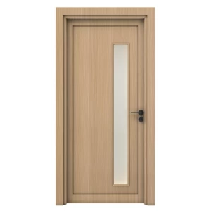 Premium Wooden Door 235x115 cm, 6 cm Thickness, Light Brown | YT-64925193