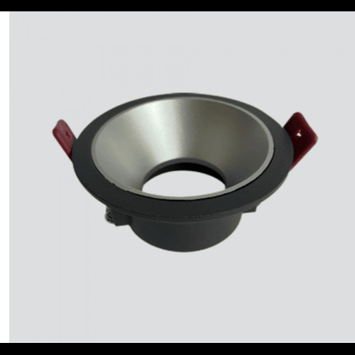 Adjustable Spotlight Base 8.5 cm Black/Silver Sand Matte, GU5.3 | 