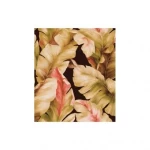 Wall decoration leaf-patterned design, size 10 m x 0.53 m, beige color, model TR20300