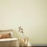 ورق جدران تصميم سادة، مقاس 10 م×50 سم، لون عاجي