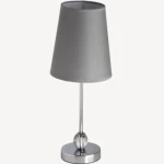 Small Table Lamp, grey Color, Dimensions 20x20x50 cm