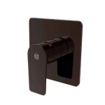 One Way Shower Mixer, Dimensions 12.4×13×13 cm, Shiny Titanium Color