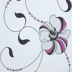 Wallpaper Aruba Design, White Color, Size 5 m², Product Code 5716-17