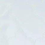 Vinyl Wallpaper, Patterned Design, Size 15.6m × 106 cm, Silver Color 