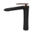 Long Bathroom Washbasin Faucet, Black and Rose Gold
