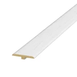 وصلة باركيه خشب، أبيض، الحجم 240 سم × 8 سم