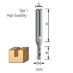 Straight router bit 6mm, Makita brand