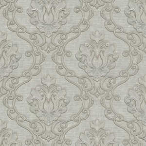 Classic Wallpaper Length 10m, Width 0.53m, Gray Color | Balbaid Decor Company