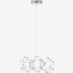 سنوو ثريا ليد، مقاس  72 × 72 × 21 سم، لون فضي