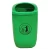 Plastic Container for Lamppost Capacity 50  Liter  Made of Polyethylene Green Color