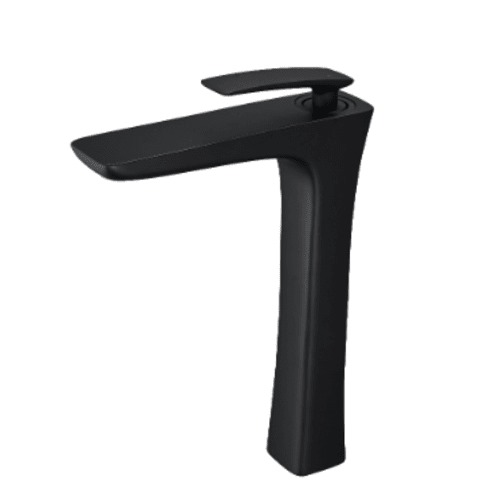 Chinese Washbasin Tap 28 cm Brass, Black Color, Long | Prime Alarabia