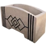 احواض زرع اسمنتية خرسانية طول 160 سم عرض 65 سم ارتفاع 73 سم