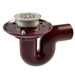 صفاية مياه داخلية حديد زهر مقاس 110 مم، مصرف مربع الشكل | مصنع سعودي كاست