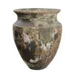 Blended colors Ceramic Vase for Flowers, 92 cm Height and 72 cm Diameter