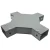 Cable Trunk Cross (BF), GI Steel, 1.5mm Thick, 75mm Side, 100mm Width | BAHRA