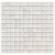 Gloss Mosaic Tiles Size 31.6×31.6 cm, White Color, Fluro Design | Abyat Company