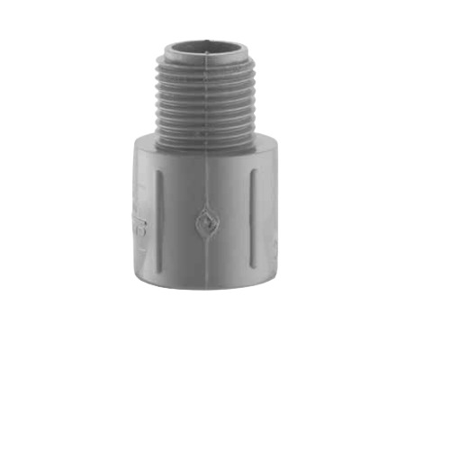 Male Adapter PVC Schedule 80 ½ inch Height 46.50 mm Dark Gray | Chanal Company for investments