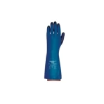 Chemical Resistant Gloves, Blue  Color, length 380mm, size 9Large
