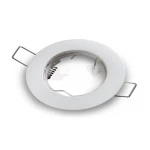 إطار سبوت لايت دائري متحرك، 60 مم، أبيض، GU5.3