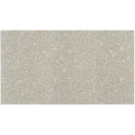 Patterned wall paper, length 10 m, width 0.70 m, gray color, model 14035