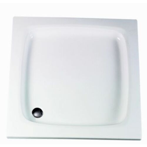 قاعدة للاستحمام أرضية مربع أكريليك 80 × 80 سم، أبيض | Ideal Standard