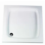 Acrylic Square Floor Shower Base, White, 80x80 cm, General, Ideal Standard Collection