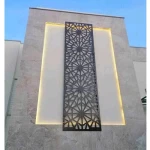 واجهات محلات حديد مقاس 200×200 سم لون بني