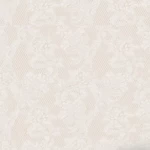 ورق جدران، تصميم ورد، مقاس 15.6 م×106 سم، لون بيج مع ابيض