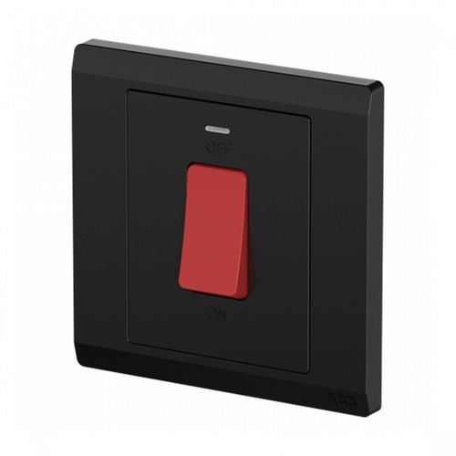 Water Heater Switch 32 Amp, Size 7x7 cm, Black Color | Green Home Trading