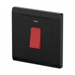 مفتاح سخان 32 امبير، مقاس 7×7 سم، لون اسود، براند أي بي بي