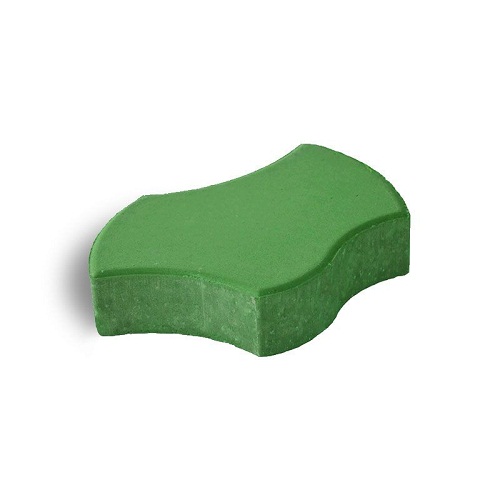 Venicia Interlock Paver Tiles Thickness 6 cm Size 276×158 mm Dark Green | Artic