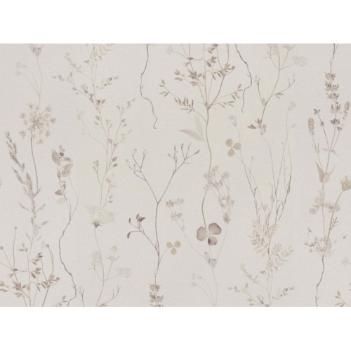 Wallpaper Leaf-Patterned Design 10 m x 0.53 m, Pale Beige | Balbaid Decor Company