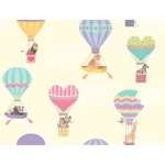 Youth and children wall decoration, multicolor, length 10 m, width 0.53 m, model GK8964 