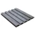 Wood alternative PVC rectangle 20 x 290 cm dim gray color with evening light