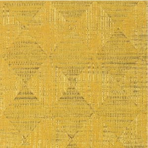 German Geometric Wallpaper 10m x 0.53m, Gold Color, Paper Model | Abyat Company