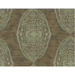 American Wallpaper Brown Color Classic Design, Size 10mx0.53m, Model ZA31409