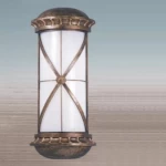 مصباح إنارة LED خارجي، مثبت على الحائط، قدرة 21 وات، أبعاد 80×25 سم، لون برونزى