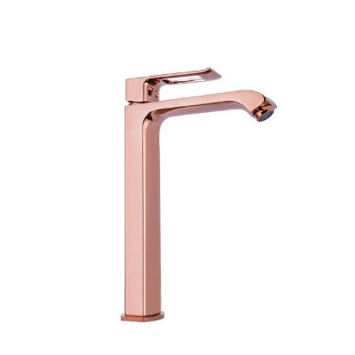 Automatic Bathroom Washbasin Mixer Model 7707RG Copper Color | Zinco Trading Company