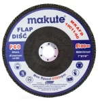 Sanding disc, Size 7 inch, 60 grit, Makute Brand, Red color.