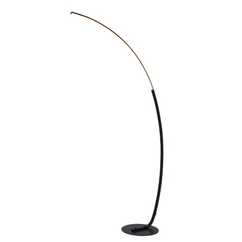 Matkel Outdoor Floor Lantern 165 cm Height Black and Silver Finish Modern Garden Lighting