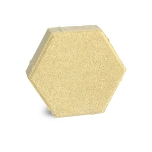 Hexagonal Interlock Paver Tiles Height 8 cm Size 197×113.7 mm Light Yellow | Artic