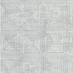 ورق حائط هندسي لون فضي، طول 10 م، عرض 0.53 م، اسم الموديل بيبر