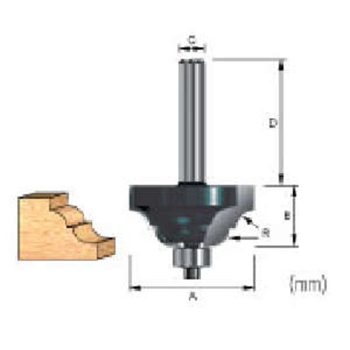 Router Bit 6×10 mm Size, Durable Material | Makita by ARAB PROS COMPANY