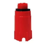 سدة فحص PPR مقاس 1/2 انش، لون احمر | كوزمو بلاست