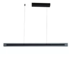 Modern Ceiling Light with Distinctive Design, Size 100 cm, Black