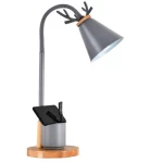 Modern Table Lamp, 65 cm Height, 15 cm Width, Gray Color