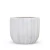 Fiberglass  Flower Vase, Width 38 cm, Height 42 cm, White Color
