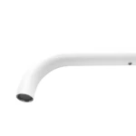 Wall Washbasin Tap With Frame, Depth 20 cm, Width 7 cm, Matte White